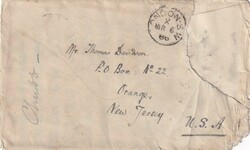 1886 (06.03.) London, Grossbritannien, Brief nach New Jersey, USA. ...