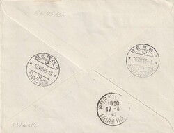 1945 (08.06.) Pornichet, Frankreich, Erstflug Paris - Zürich RF 45.2 ...