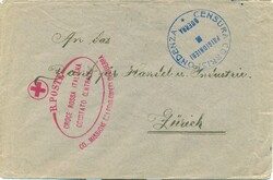1915 (03.11.) ITALIEN, Kgf-Brief via R.POSTE/CROCE ROSSA ITALIANA / ...