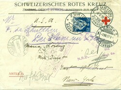 1919 (05.05.) ZÜRICH 3/BAHNHOF, Vordruckumschlag "SCHWEIZERISCHES ...