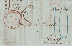 1846 (04.04.) Zofingen, Firmenbrief "Jaques Rotzler & Cie" nach Vevey ...