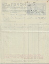 1918 (06.03.) Luzern, dekorativer Briefkopf "Hofer u. Co. ...