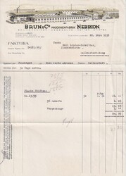 1938 (22.03.) Nebikon, Luzern, dekorativer Briefkopf "Brun & Cie ...