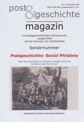 Post & Geschichte Magazin Nr. 31, Dezember 2025&nbsp;&nbsp;