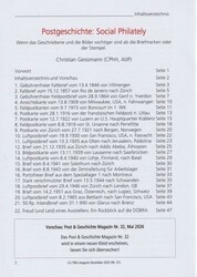 Post & Geschichte Magazin Nr. 31, Dezember 2025&nbsp;&nbsp;