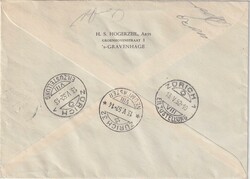 1952 (12.05.) Gravenhage, Niederlande, 50 Cent Expressbrief nach ...