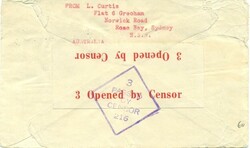 1942 (02.11.) Melbourne, Australien, Brief vom Australien Red Cross ...