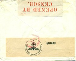 1940 (03.06.) Kopenhagen, Dänemark. 2,85 K. Luftpostbrief nach New ...