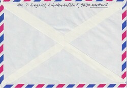 1982 (13.10.) DDF / DPF, 90 Rp. Brief mit Kurierpost an die Botschaft ...