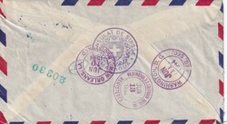 44 (10.06.) Managua, Nicaragua, Consulat Suisse, rare Censor to ...