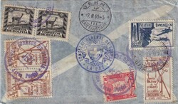 1940 (00.01.) La Paz, Bolivien, Schweizer Konsulat, Luftpostbrief via ...