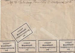 1939 (02.11.) Flensburg, 25 Rpf. Brief nach Dänemark, frühe Zensur ...