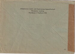 1953 (29.05.) Hamburg, 30 Rp. Zensur-Brief nach Wien. Alliierte ...