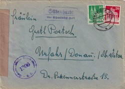 1949 (01.02.) Postablage Sittenhardt, Schwäbisch Hall, 30 Pfg. ...