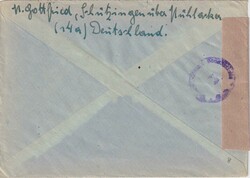 1949 (01.02.) Postablage Sittenhardt, Schwäbisch Hall, 30 Pfg. ...