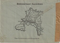 1953 (03.08.) Saarbrücken 2, 30 F. Firmenbrief nach Österreich. ...