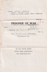 1945 (07.02.) POW Frankreich, US-Kriegsgefangenlager nach Hamburg, ...