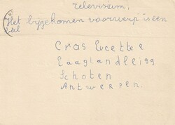 1964 (14.09.) Schoten, Belgien, Bildpostkarte 'OXO dat smaaket'. ...