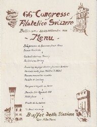 1956 (23.09.) Automobilpostbüro, Bellinzona 66 Congress filateliico, ...