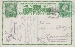 1910 (23.05.) Wien I. Internationale Jagd-Ausstellung, offizielle ...