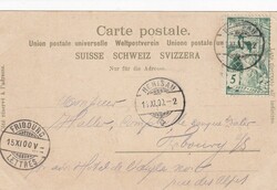 1900 (14.11.) Herisau, Litographie 'Hotel z. Löwen, Propr. A. EGLI. ...