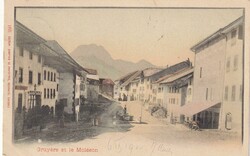 1900 (06.09.) Gruyeres, Ansichtskarte 'Gruyeres et le Moleson', ...
