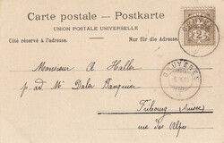 1900 (06.09.) Gruyeres, Ansichtskarte 'Gruyeres et le Moleson', ...