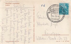 1956 (04.05.) Lobenstein, Ansichtskarte 'Moorbad Lobenstein, Koseltal ...