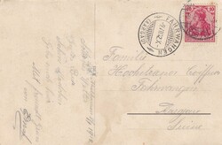 1912 (08.07.) Mülhausen, Elsass, Bildpostkarte 'Neuquartierplatz', ...