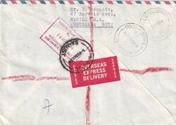 1984 (25.10.) Magill, South Australia, Express-R-Luftpost-Brief nach ...