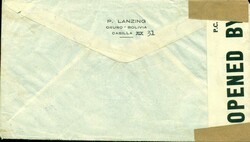 1942 (31.07.) Oruro, Bolivia, Airmail to Switzerland, Luftpostbrief ...