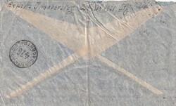 1946 (11.04.) Santiago Chile, R-Luftpostbrief nach Tanuil Argentinien ...