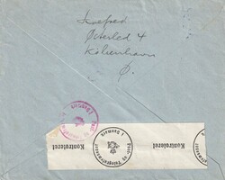 942 (27.11.) Kopenhagen, Dänemark, Brief nach Schweden, Zensur durch ...