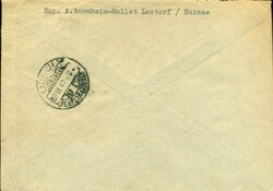 1947 (11.09.) Schaffhausen - Teheran, Iran, eingeschriebener ...