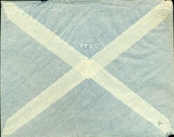 1937 (19.05.) Herliberg, 240 Rp. Luftpostbrief via Imperial Airways ...