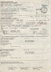 1949 (04.01.) Basel, 60 Rp. Laufzettel nach England. Absender: ...