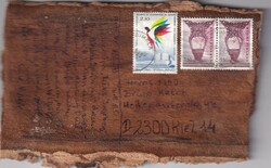 1985 (03.08.) Puumala, Finnland, Postkart aus Birkenrinde!! in gutem ...