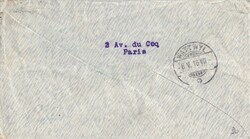 1916 (02.05.) Paris, Frankreich, 10 C. Brief nach Wattwil, Schweiz. ...