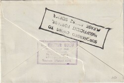 1952 (06.10.) London, Grossbritannien, mangeld freigemachger Brief ...