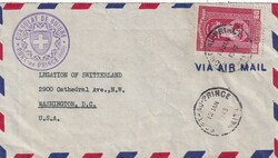 1943 (13.01.) Port-au-Price, Haiti, 60 Centimes Luftpostbrief an das ...