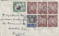 1938 (26.10.) Kericho, Kenia, Luftpostbrief nach London, ...