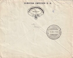 1934 (10.12.) Bogota, Kolumbien, Luftpostbrief nach Manchester, ...