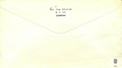 1966 (16.12.) Kinshasa, Congo, Luftpost Satzbrief nach Zürich, ...