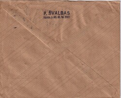 1939 (02.03.) Kaunas, Litauen, 60 Centu Auslandsbrief nach Wohlen, ...