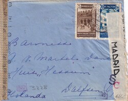 1944 (00.07.) Tanger, spanisch Marokko, Brief nach Walfsen, ...