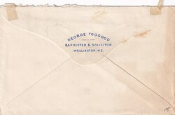 1928 (22.11.) Wellington, Neuseeland, Brief Schweiz mit Nachporto! ...