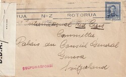 1942 (00.09.) Rotorua, Neuseeland, Brief an das Rote Kreuz Genf, ...