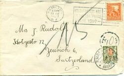 1938 (19.05.) Hamilton, Neuseeland, mangelnd freigemachter Brief nach ...