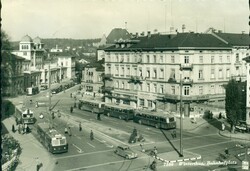 1953 (07.12.) Winterthur 1, Anischtskarte 'Bahnhofplsatz' nach ...