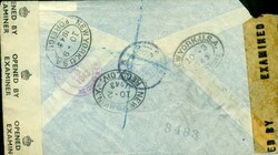 1943 (29.09.) Lima, Peru - Airmail to Nottingham, Great Britain, with ...